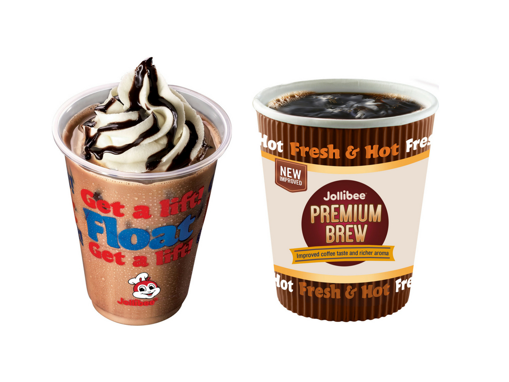 Jollibee Premium Brewed Coffee and allnew Coffee Mocha Float Snapped