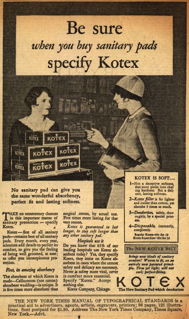 Strange Vintage Feminine Hygiene Ads