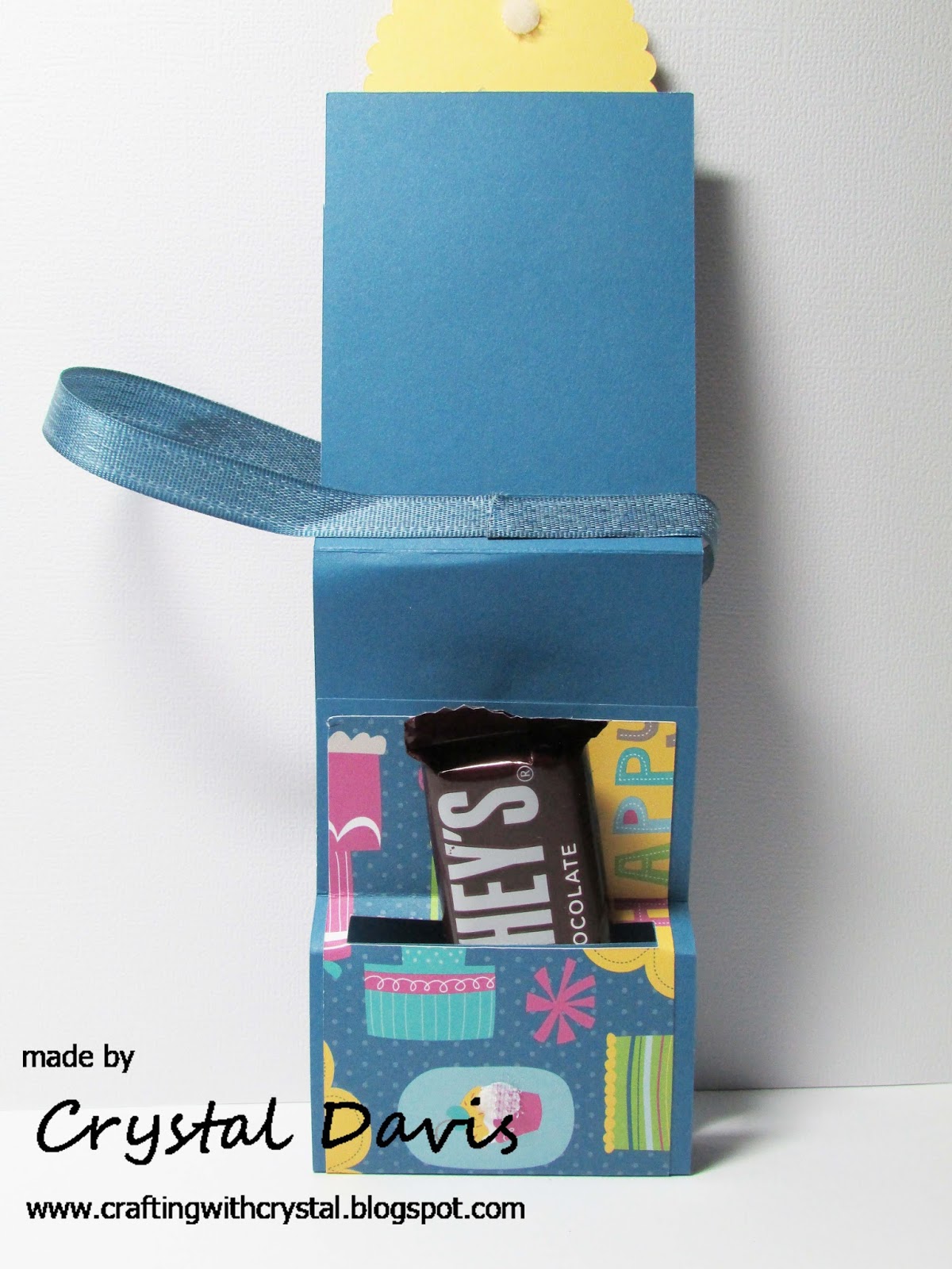 Crafting With Crystal Mini Candy Bar Holder