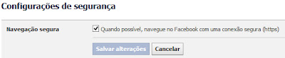 Proteger sua conta no facebook