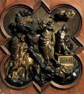Birth and Rebirth of Classical Art: ghiberti isaac and abraham