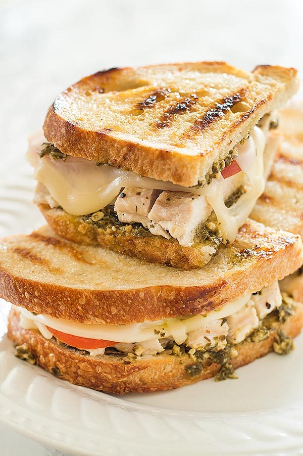 Pesto Chicken Sandwich on Sourdough CookPed