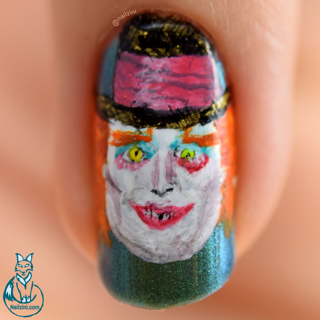 Alice Through The Looking Glass - Mad Hatter Nailzini
