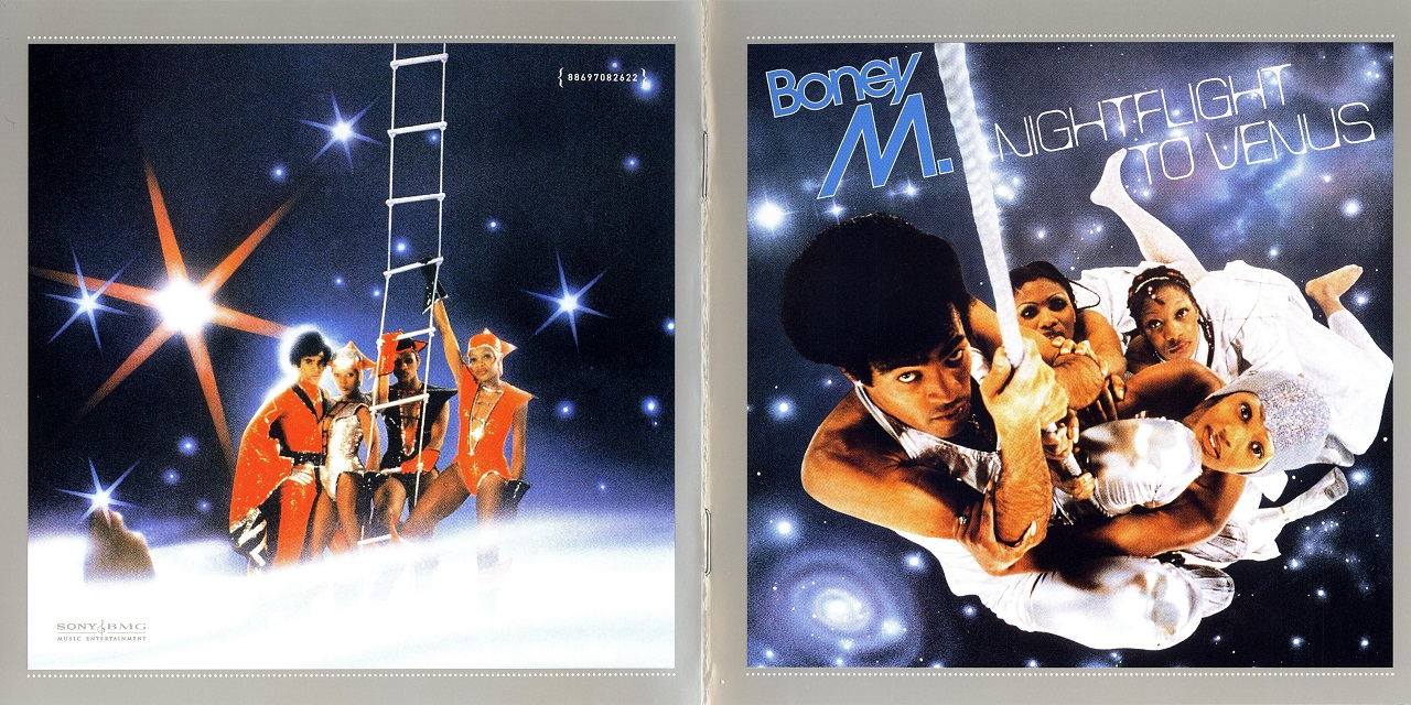 Слушать бони полет на венеру. Группа Boney m. 1978. Boney m Nightflight to Venus 1978 альбом. Обложка альбома "Nightflight to Venus "1978 года. Альбомы Бони м Night Flight.