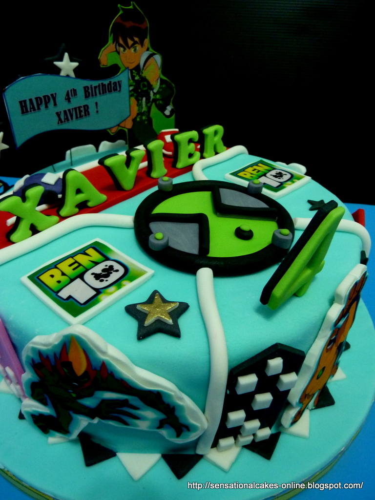 The Sensational Cakes: Ben 10 Cake 3D Singapore : Xavier Birthday Cake