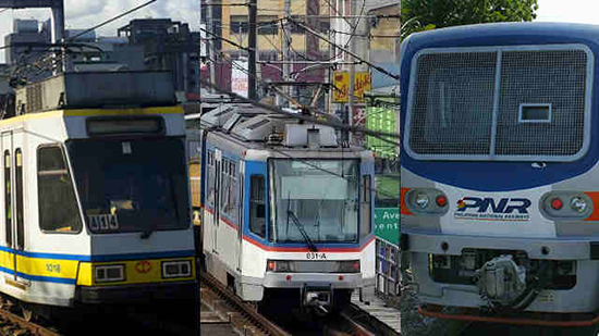 Christmas schedules 2015 for MRT, LRT, & PNR
