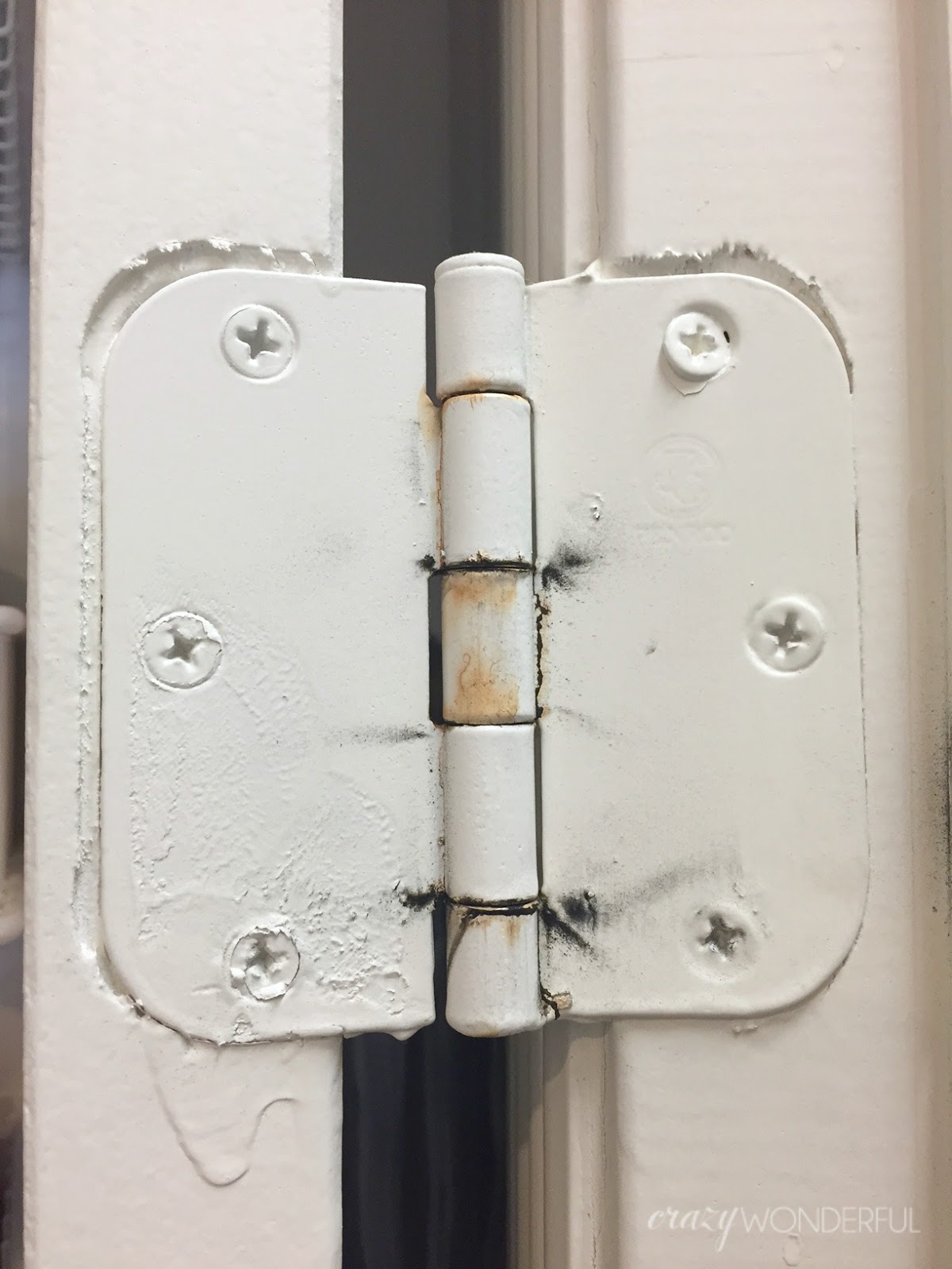 black door hinges installed Crazy Wonderful