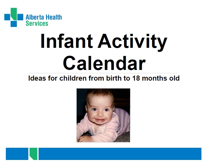   Infant activity calendar