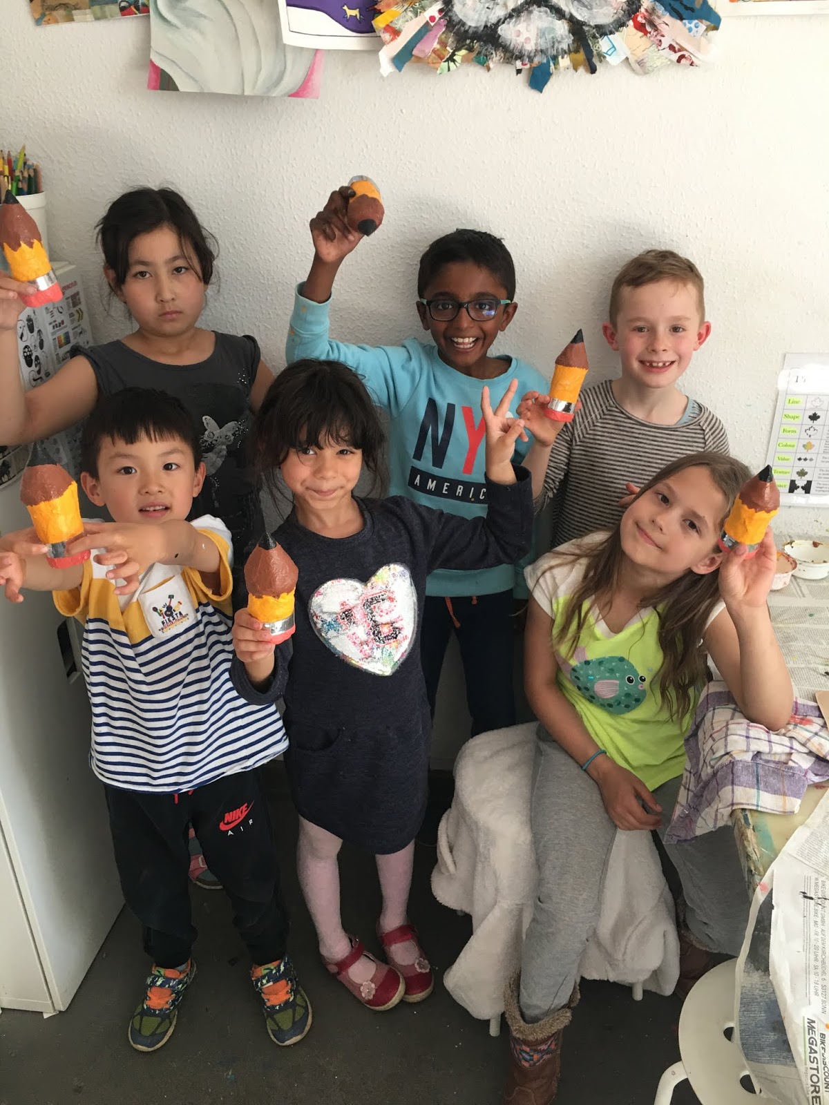 Art Room Britt Shorty Pencil Sculptures