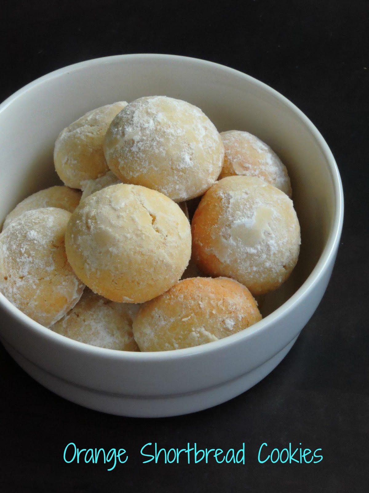 Polvorones de Naranja/Eggless Orange Shortbread Cookies Cook N Click