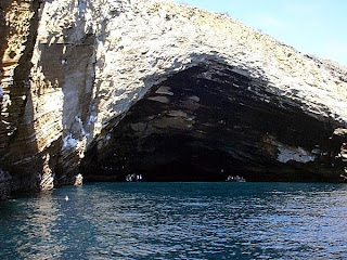 Rock Face at Tagus Cove, Isabela Island, Galapagos