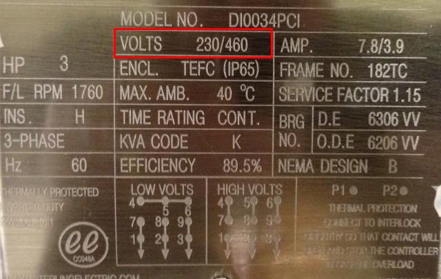 Science and Engineering: Motor Nameplate - Meaning and details series 60 engine fan wiring diagram 