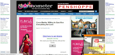 Screenshot of Starmometer.com