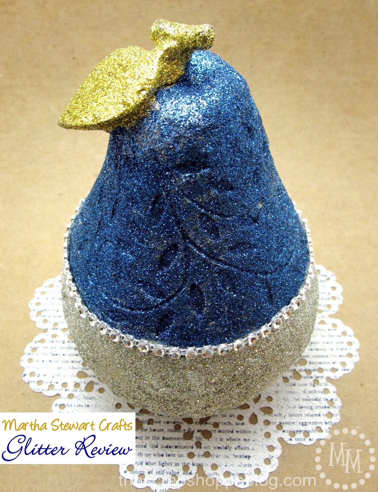 Martha Stewart Crafts Glitter Review Giveaway The Scrap Shoppe