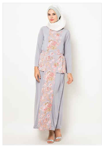 Kumpulan Baju Muslim Jersey Motif untuk Wanita Fashion Style