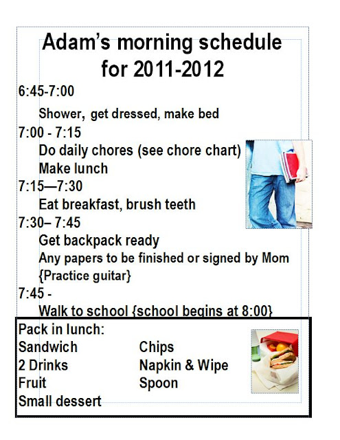 Schedules OrganizingMadeFun.com