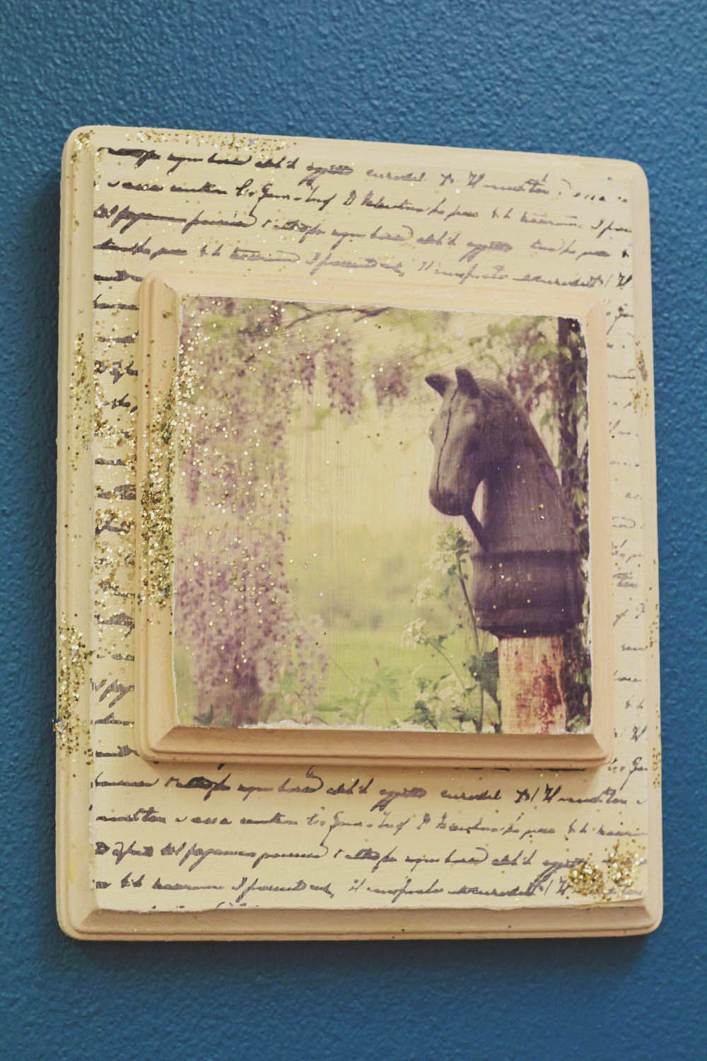 sassafras wood plank frame inspiration diy