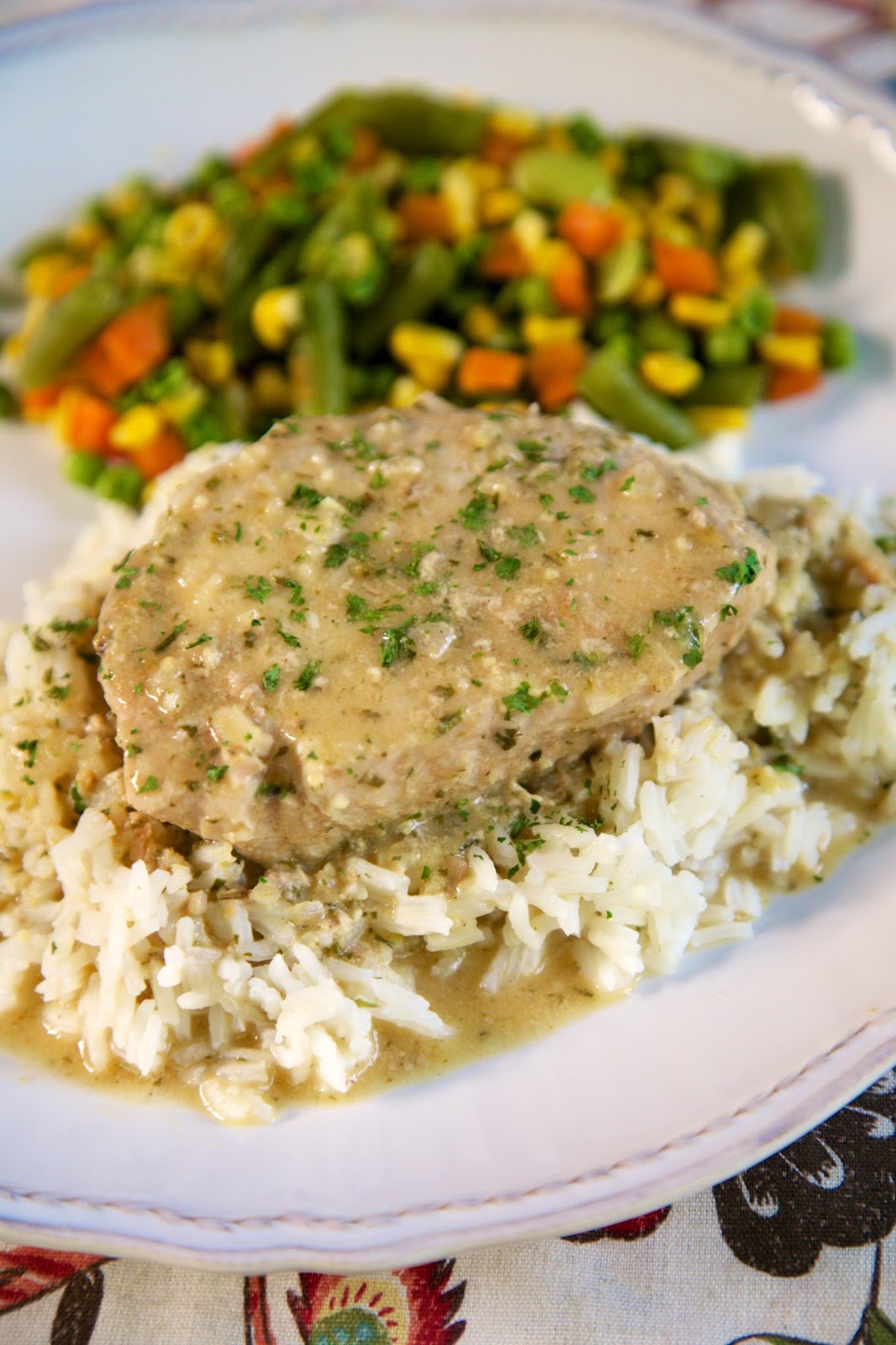 {Freezer Meal} Garlic Parmesan Pork Chops Plain Chicken®