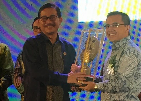 Banyuwangi meraih penghargaan Tata Ruang terbaik se Indonesia 2014.