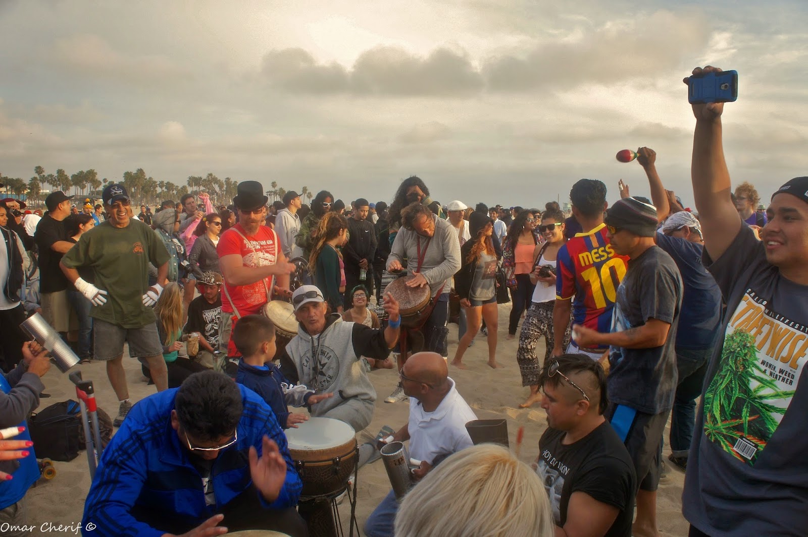 One Lucky Soul A Year at the Venice Beach Drum Circle in Photos