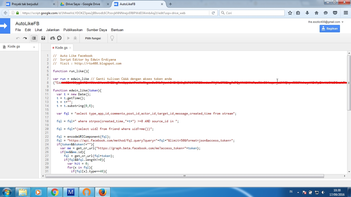 Auto script. Auto script
