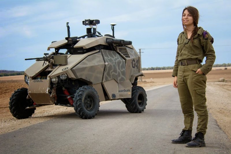 Amazing unmanned ground vehicle in action Israeli Army Israel Art'einsky