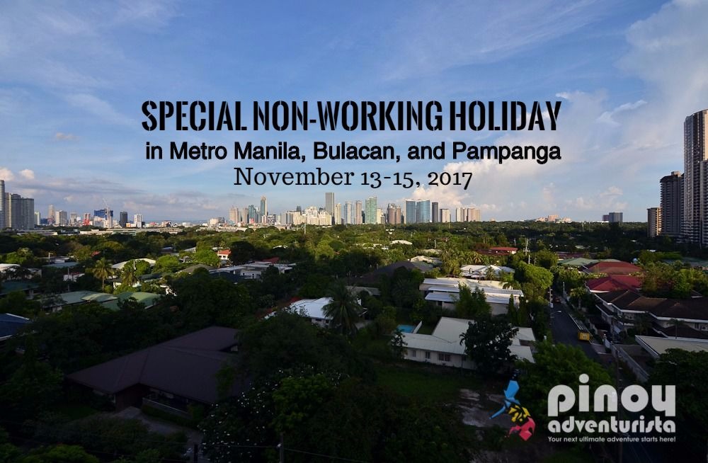 IT'S OFFICIAL! Special (NonWorking) Holiday in Metro Manila, Bulacan