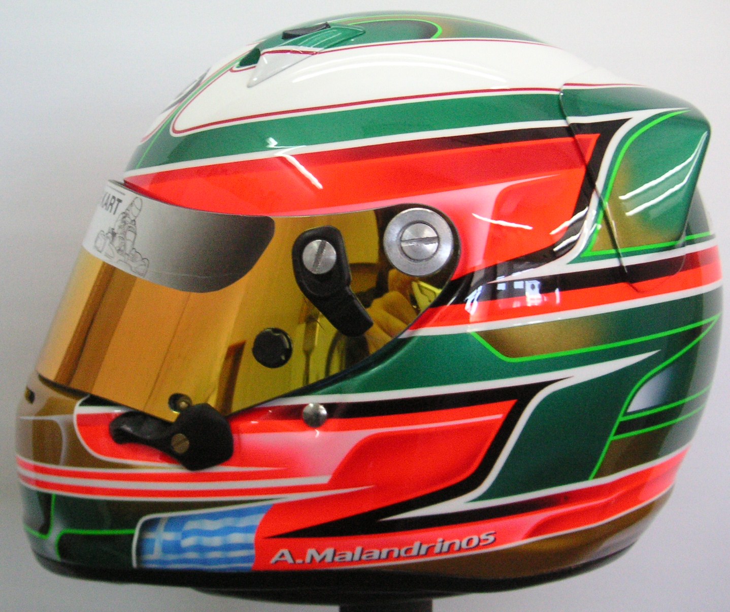 Hand Painted Helmets Design your helmet today..!! Arai Custom Kart