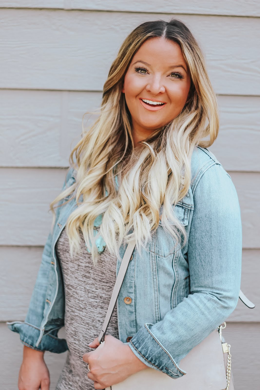 Leith grey tank dress styled by top Denver fashion blog, Delayna Denaye
