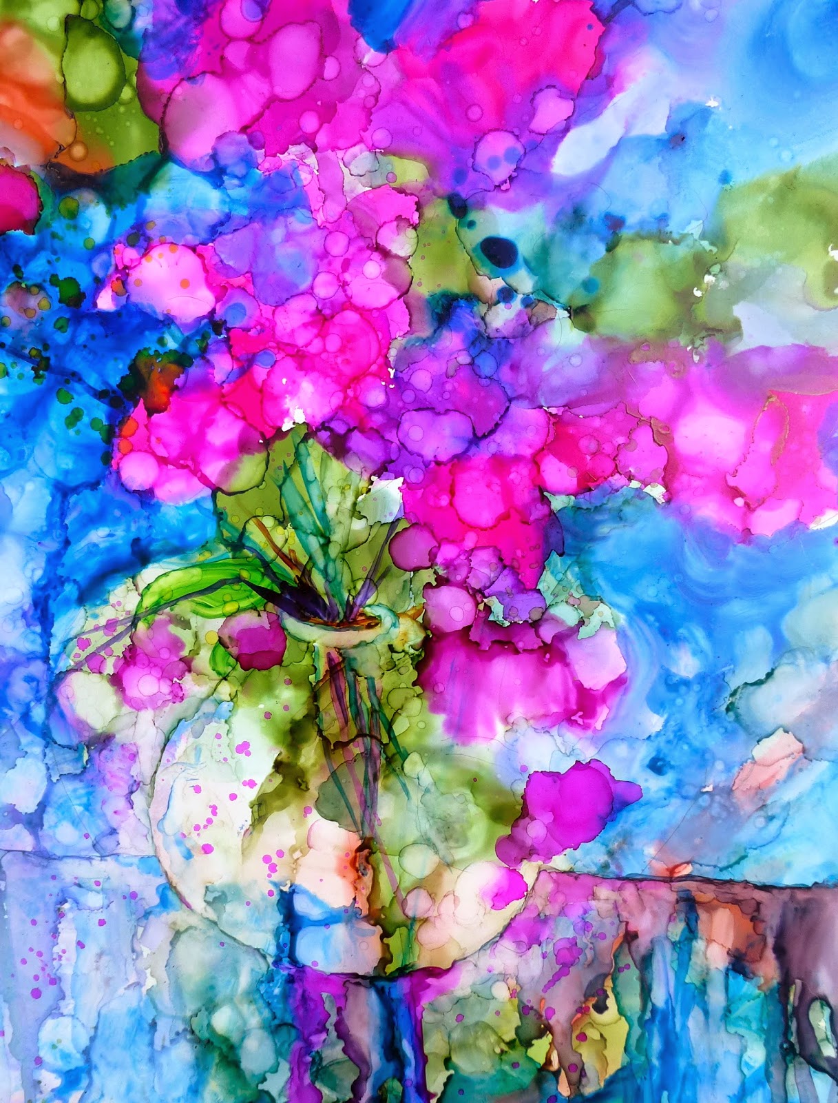 How to Paint with Alcohol Inks, by Wendy Videlock How to Paint with