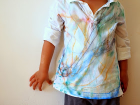 Sharpie Tie Dyed Shirt- Watercolor effect