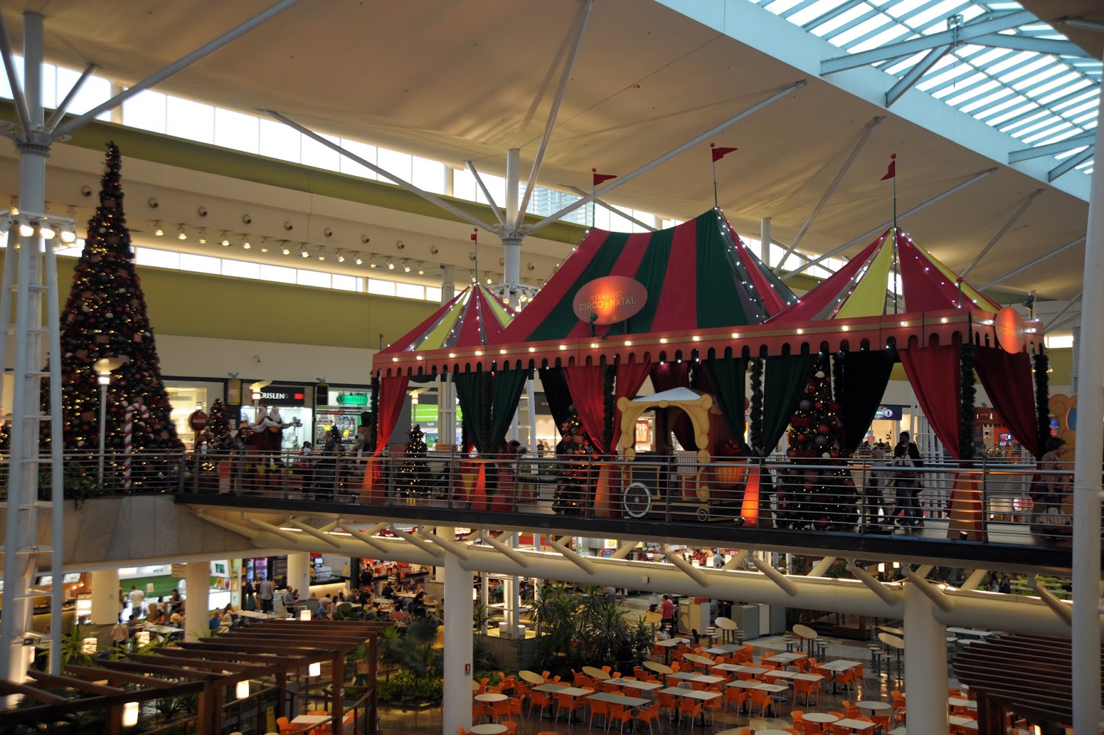 O Circo de Natal Dom Pedro Shopping arrasando no espetáculo Eu e Alice