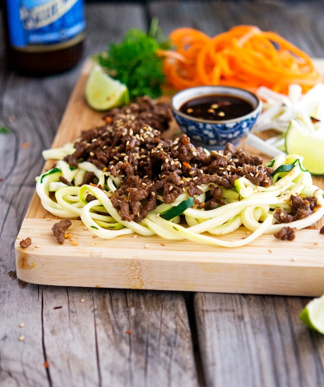 Thai Pork and Zoodle Salad