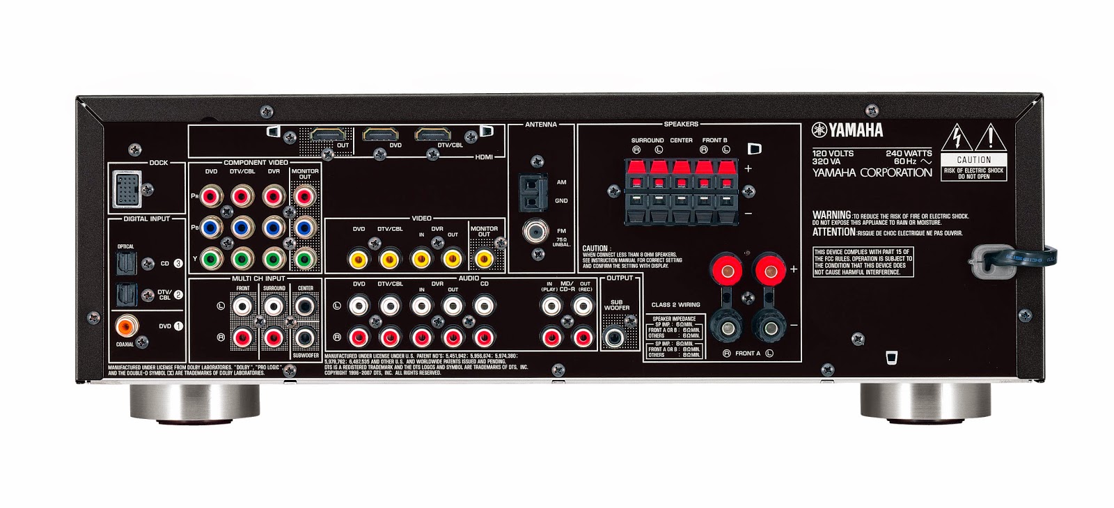 Yamaha HTR-6230 - AV Receiver | AudioBaza