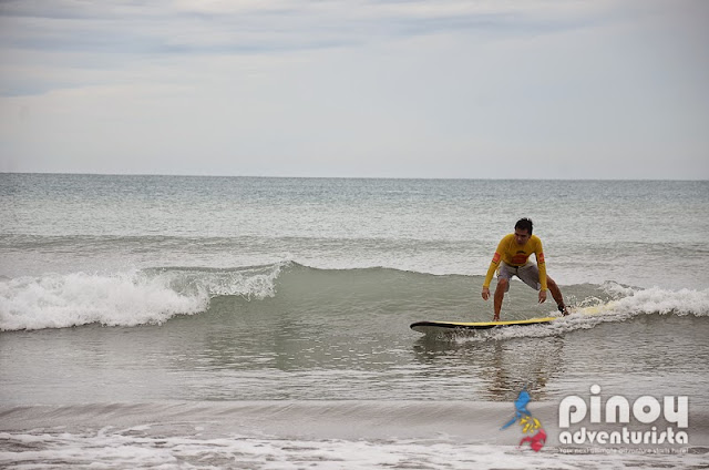 Surfing at Crystal Beach San Narciso Zambales