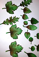 The Crafty Thinker, How to make realistic stamped leaf