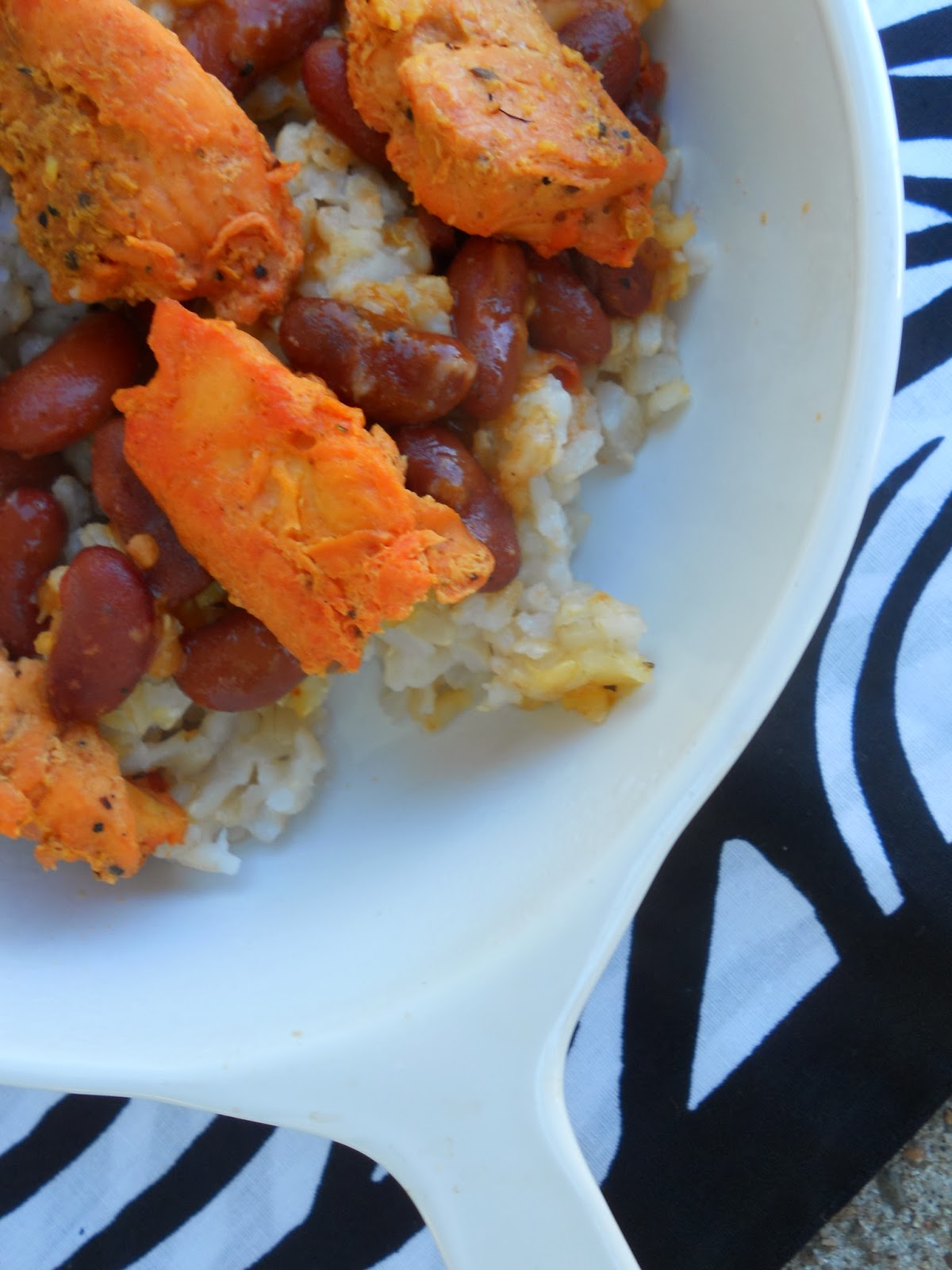 Ally's Sweet & Savory Eats Red Beans & Rice with Grilled Chicken