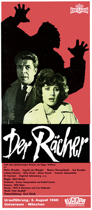 A Wasted Life: Der Rächer / The Avenger (Germany, 1960)