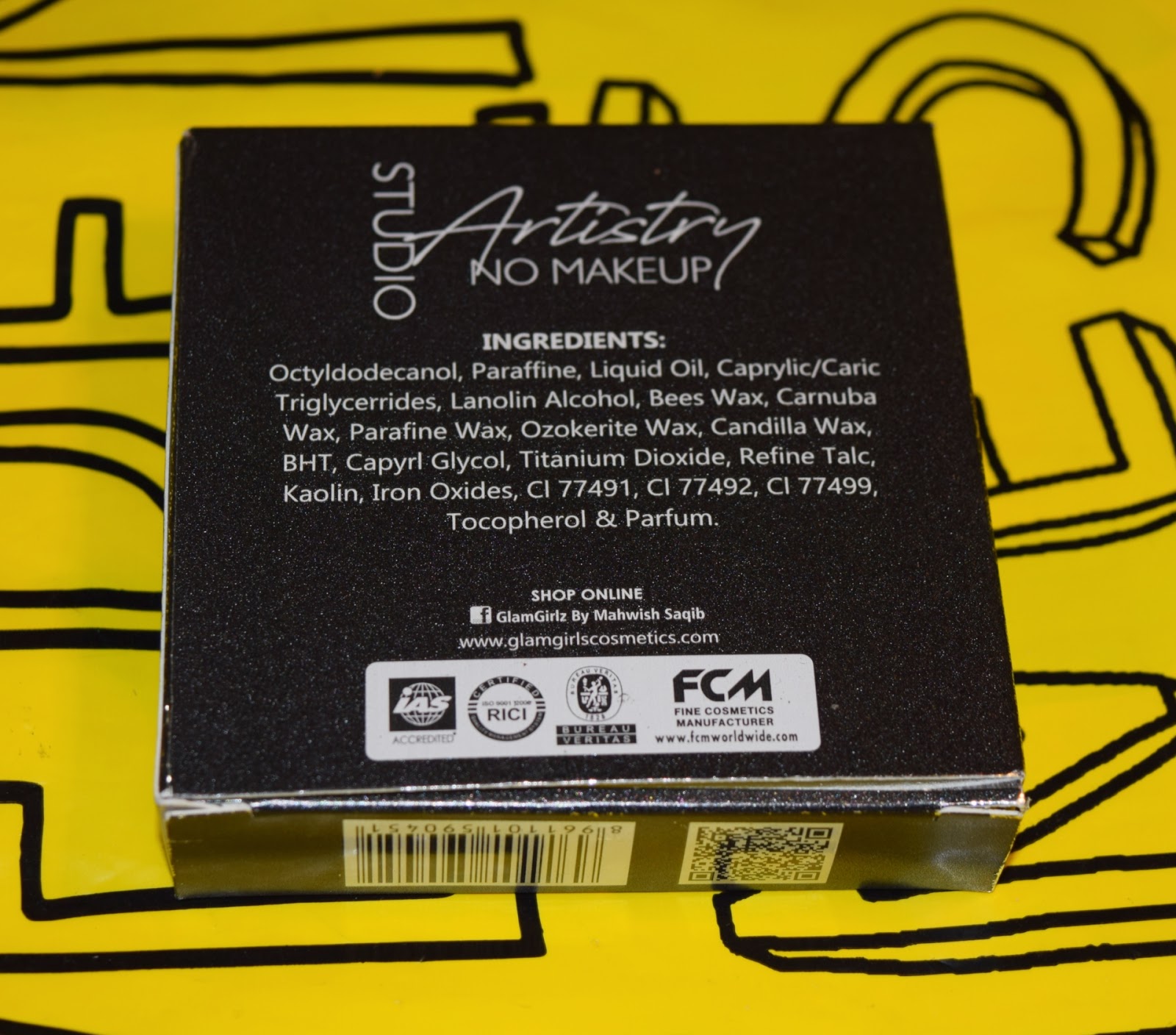 Review Glam Girl Studio Artistry No Makeup Palette Myra Voices!