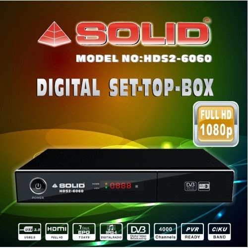Solid HDS2-6060 DVB-S2 / MPEG-4 / Full HD Set-Top Box