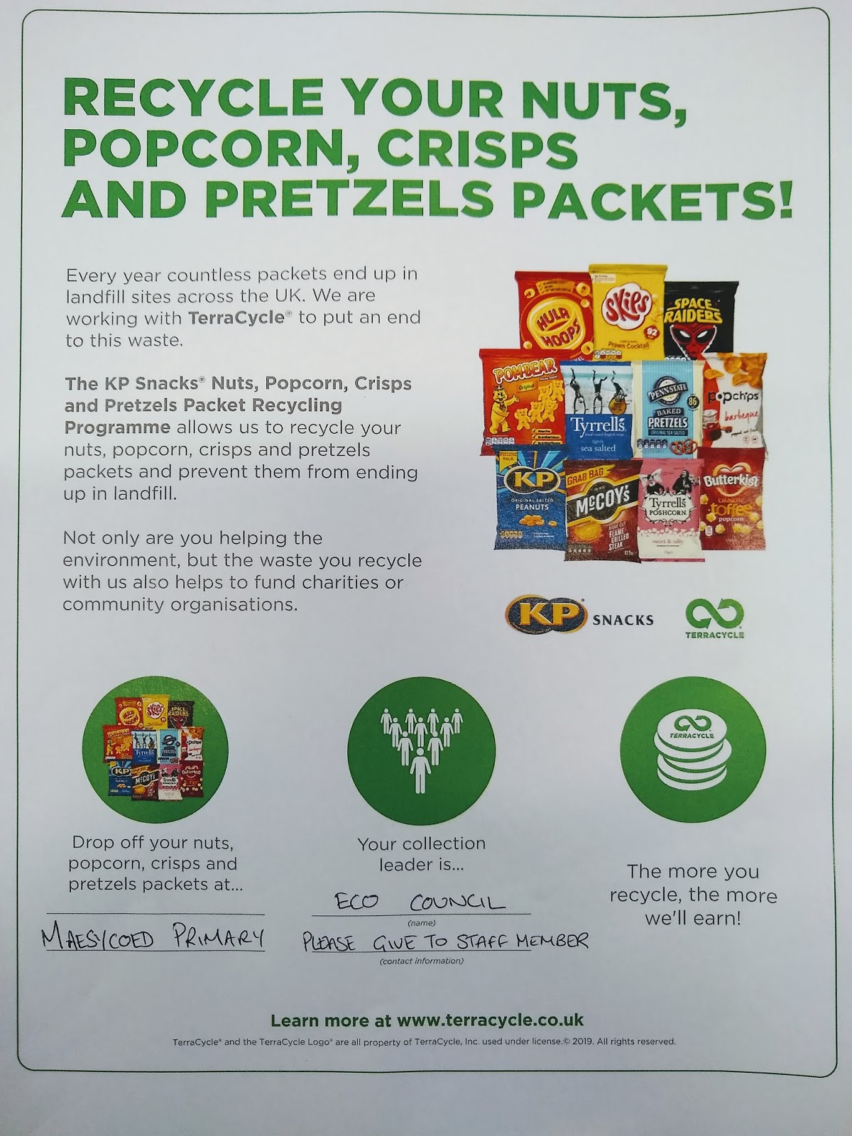 crisp bag recycling