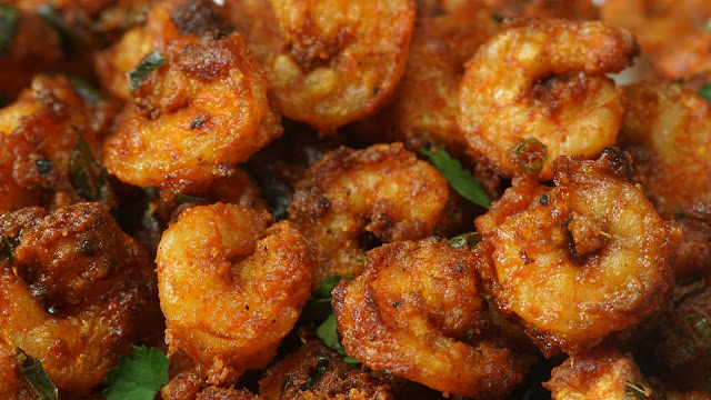 Prawns Fry Recipe | Steffi's Recipes
