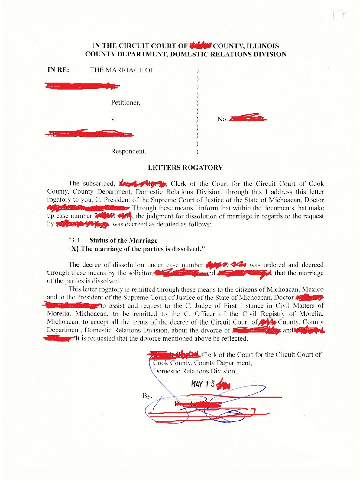 David Huerta Inscripción de sentencia de divorcio extranjera en México David Huerta Inscripción de sentencia de divorcio extranjera en México