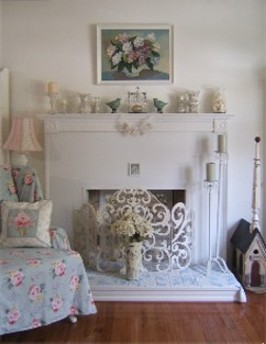 Fireplace Makeover . Before & After