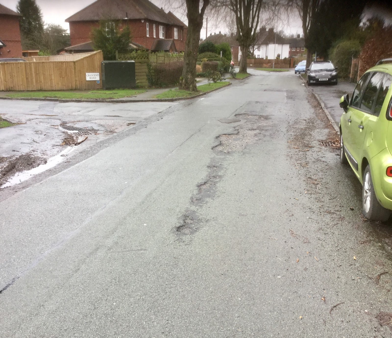 Cllr Craig Browne (Alderley Edge WARD) OAKFIELD ROAD RESURFACING