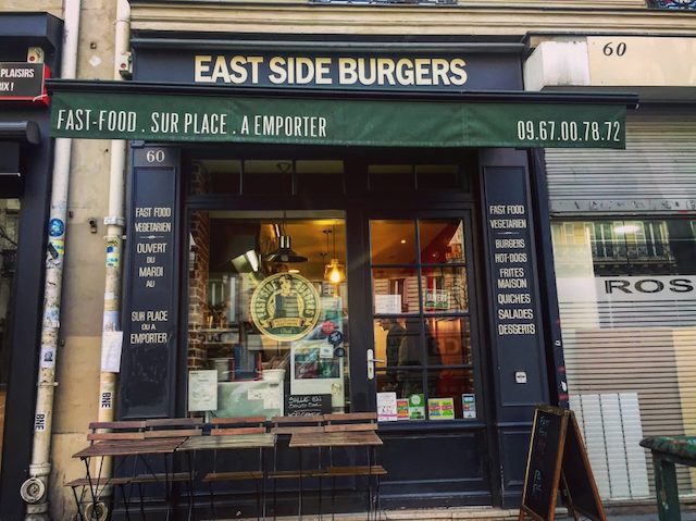 Restaurante East Side Burgers em Paris Restaurante East Side Burgers em Paris
