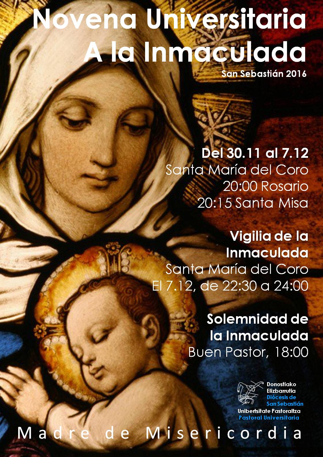 REVISTA PALABRA EUSKADI NOVENAS A LA INMACULADA EN DONOSTIA Y OTRAS INICIATIVAS DE ADVIENTO