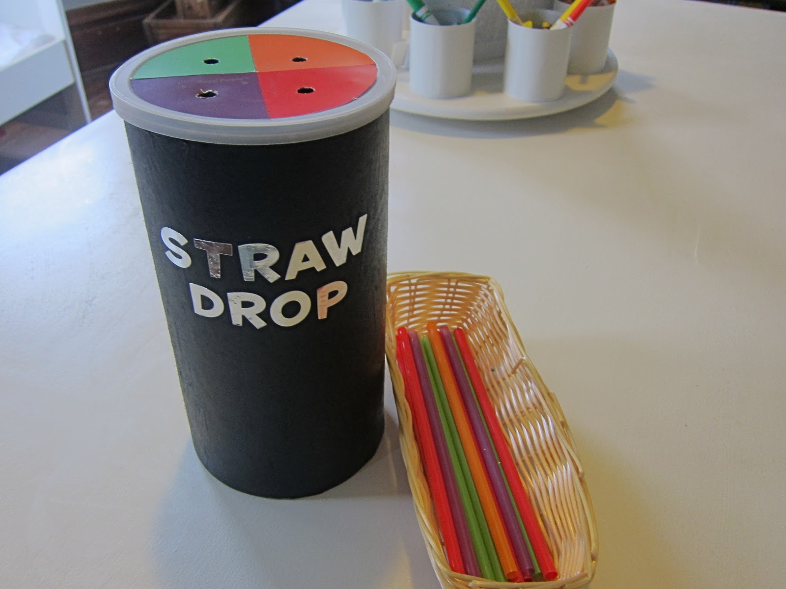 DIY Straw Drop