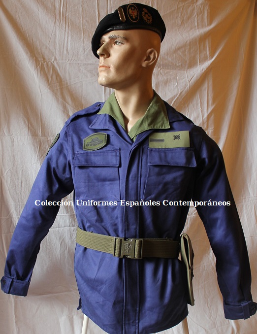 Uniformes españoles contemporáneos del ejército español CABO 1º DEL