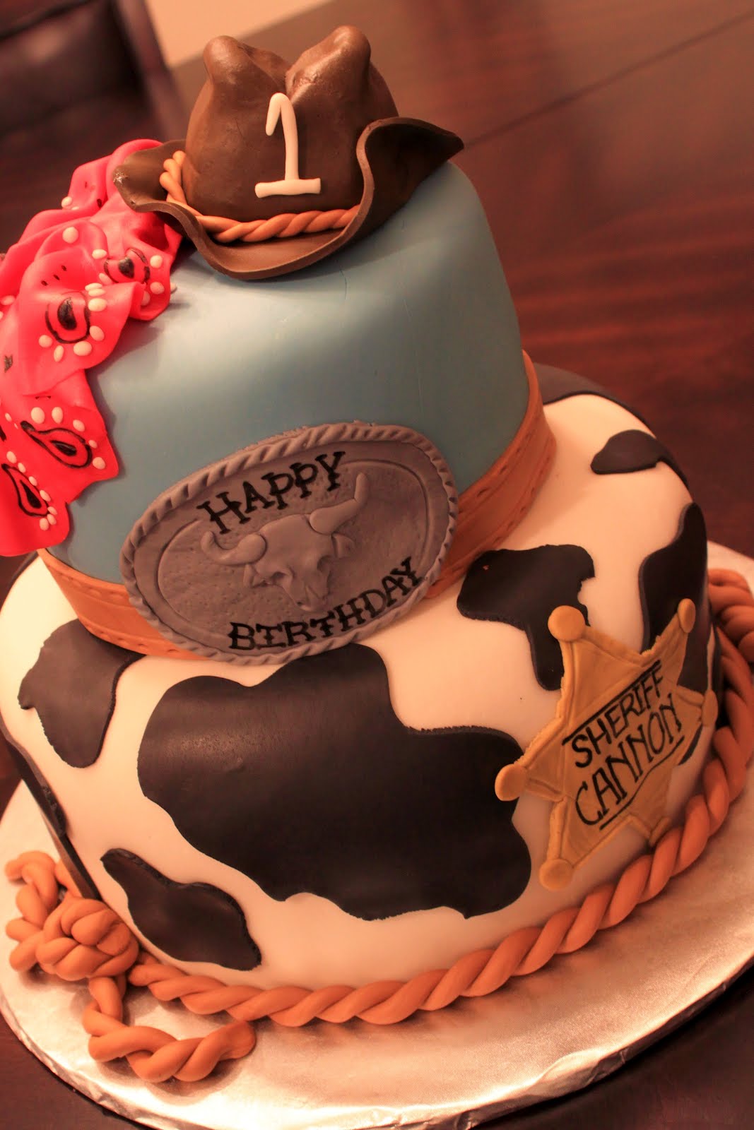 Layers of Love: Sheriff Cannon Cowboy cake